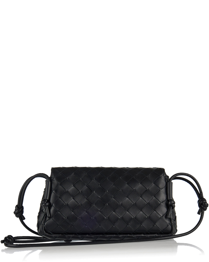 Оригінальна Notturno Leather Shoulder Bag Bottega veneta