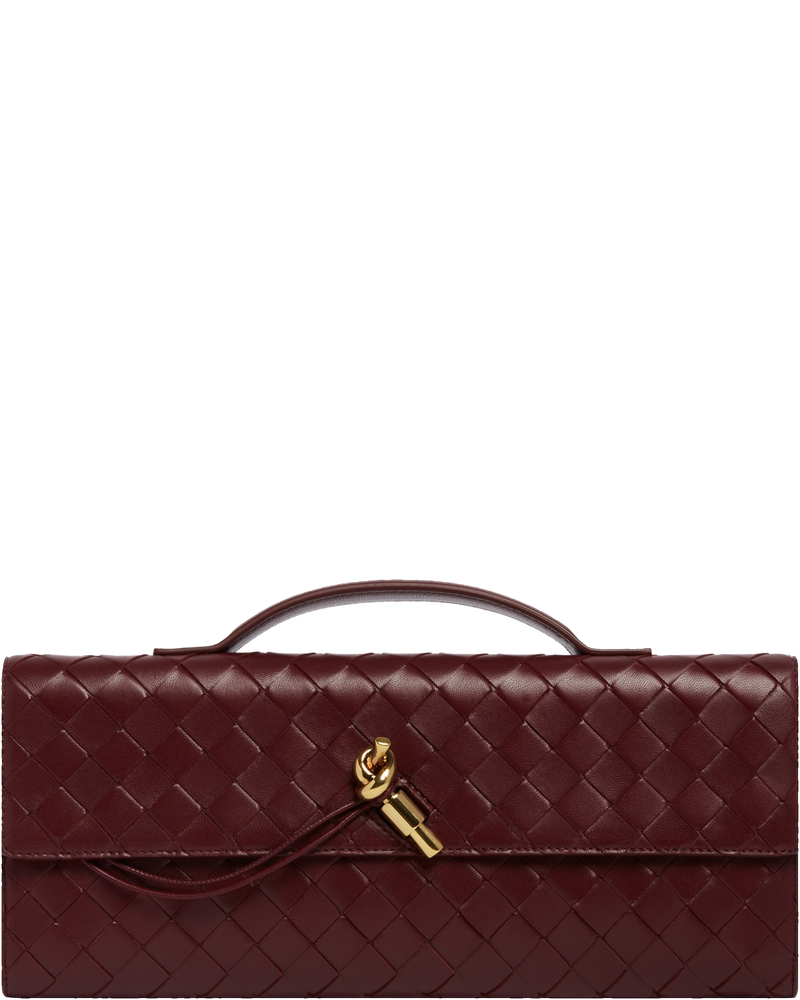 Оригінальна Red Long Clutch Andiamo Bottega veneta