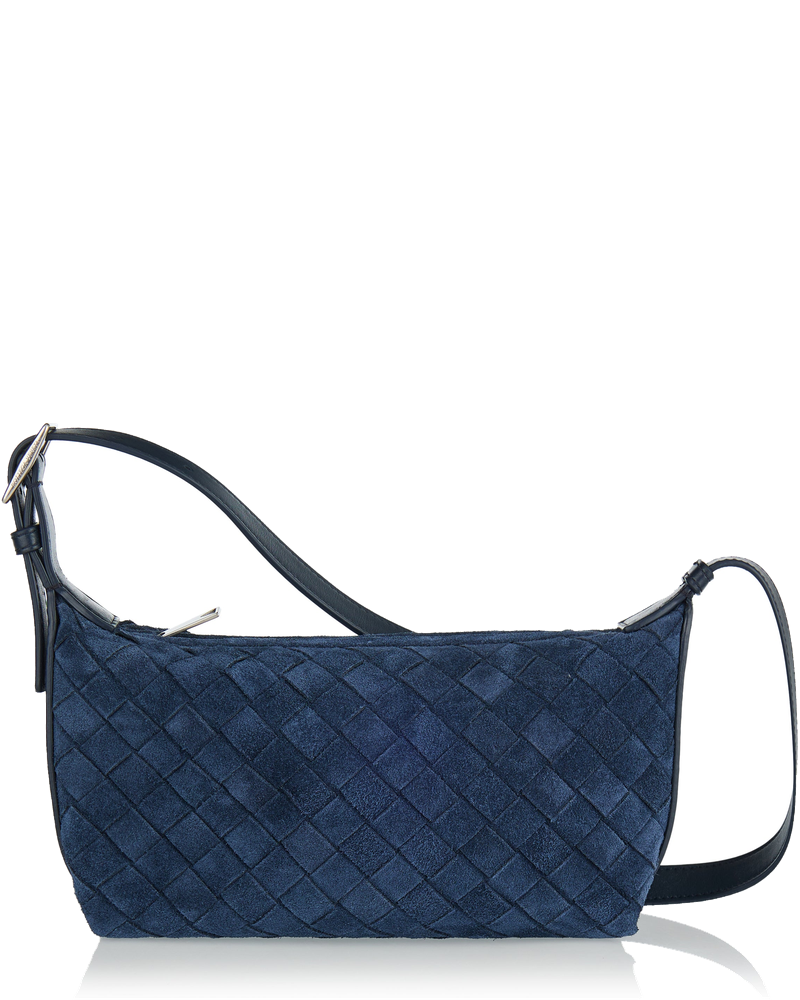 Traveler Intrecciato Suede Shoulder Bag Bottega veneta оригінал – Купити в Україні