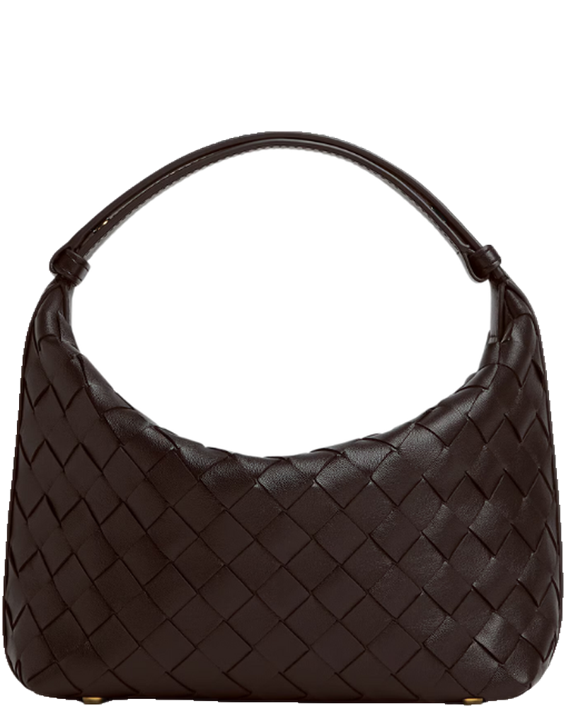 Mini Wallace Intrecciato Leather Shoulder Bag Bottega veneta оригінал – Купити в Україні