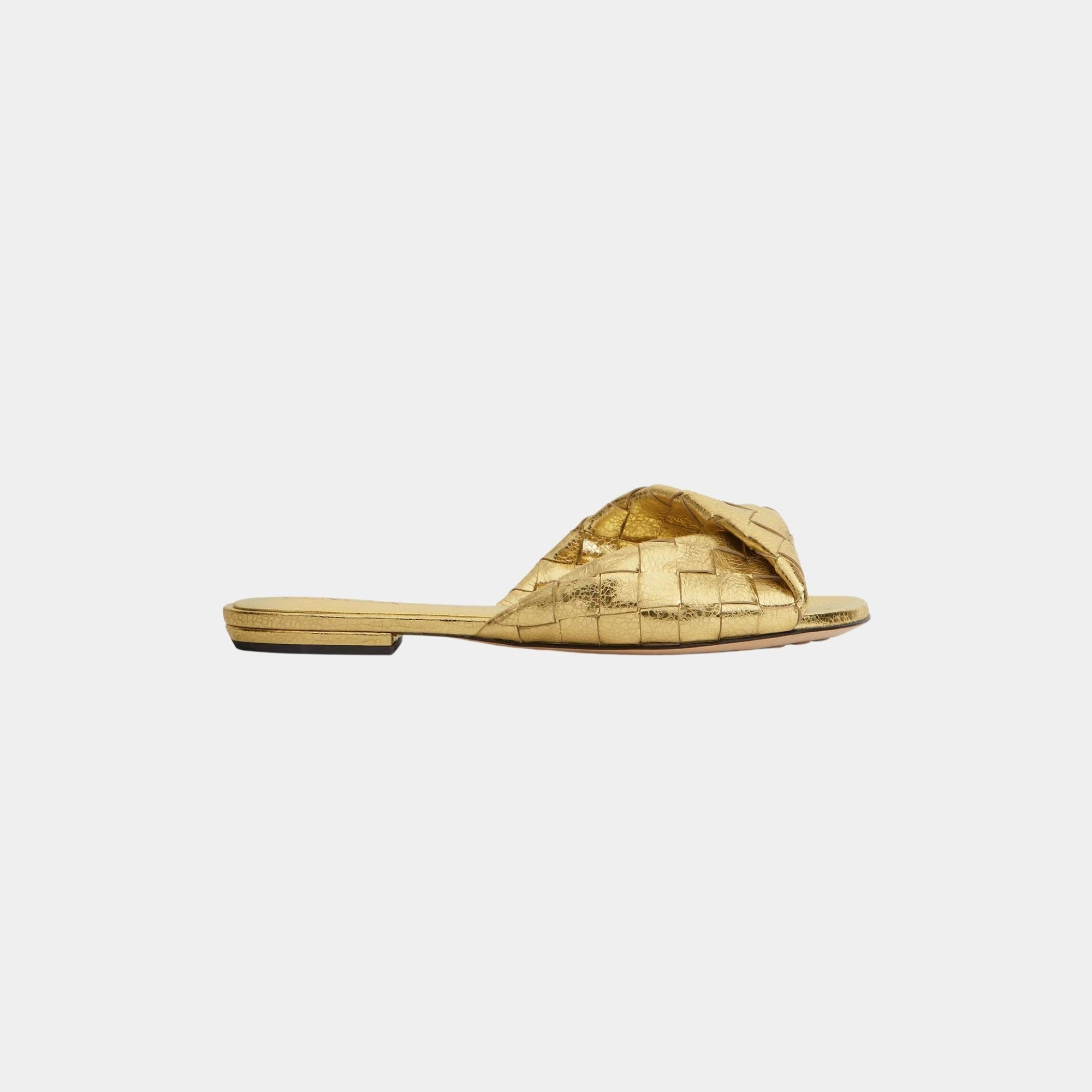 Оригінальна Blink Flat Mule Intrecciato Laminated Leather Bottega veneta – детальний вид
