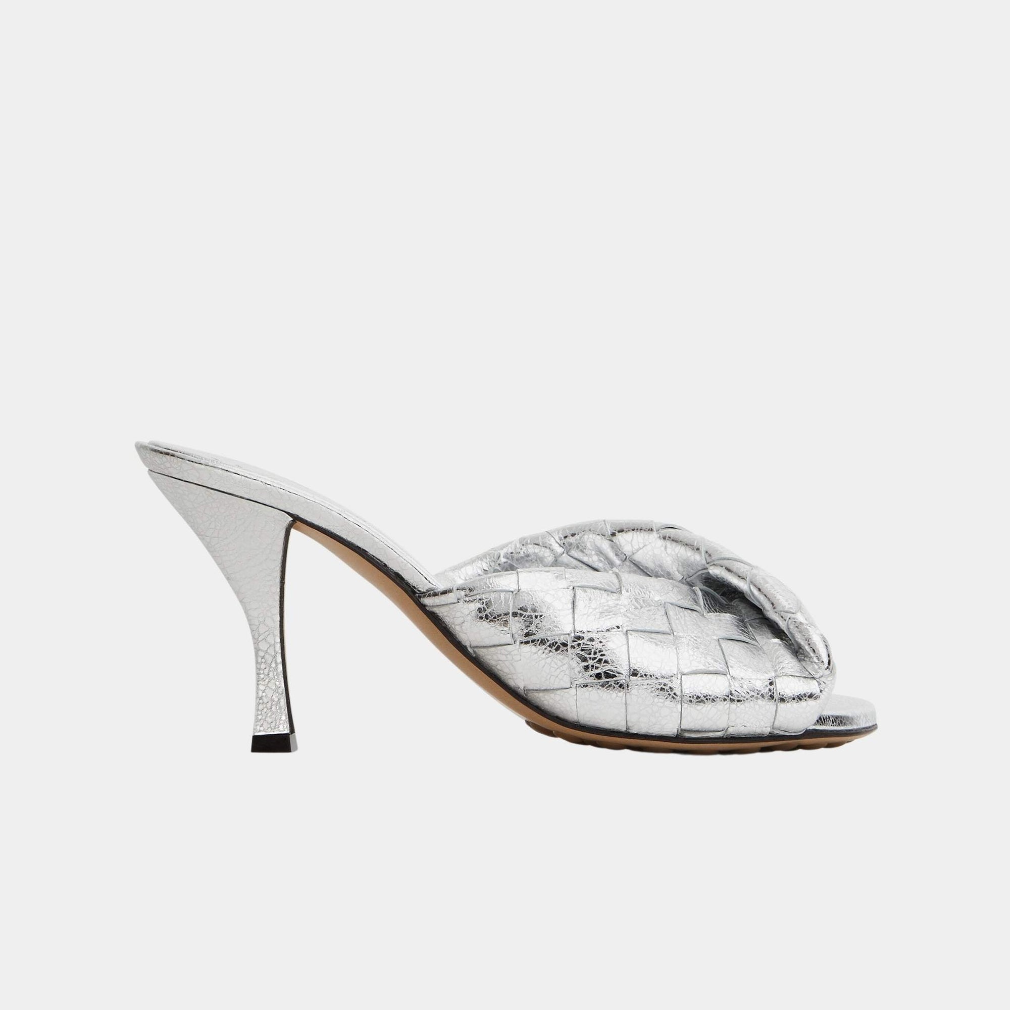 Blink High Heel Mule Lambskin Bottega veneta – Гарантія оригінальності – боковий вид