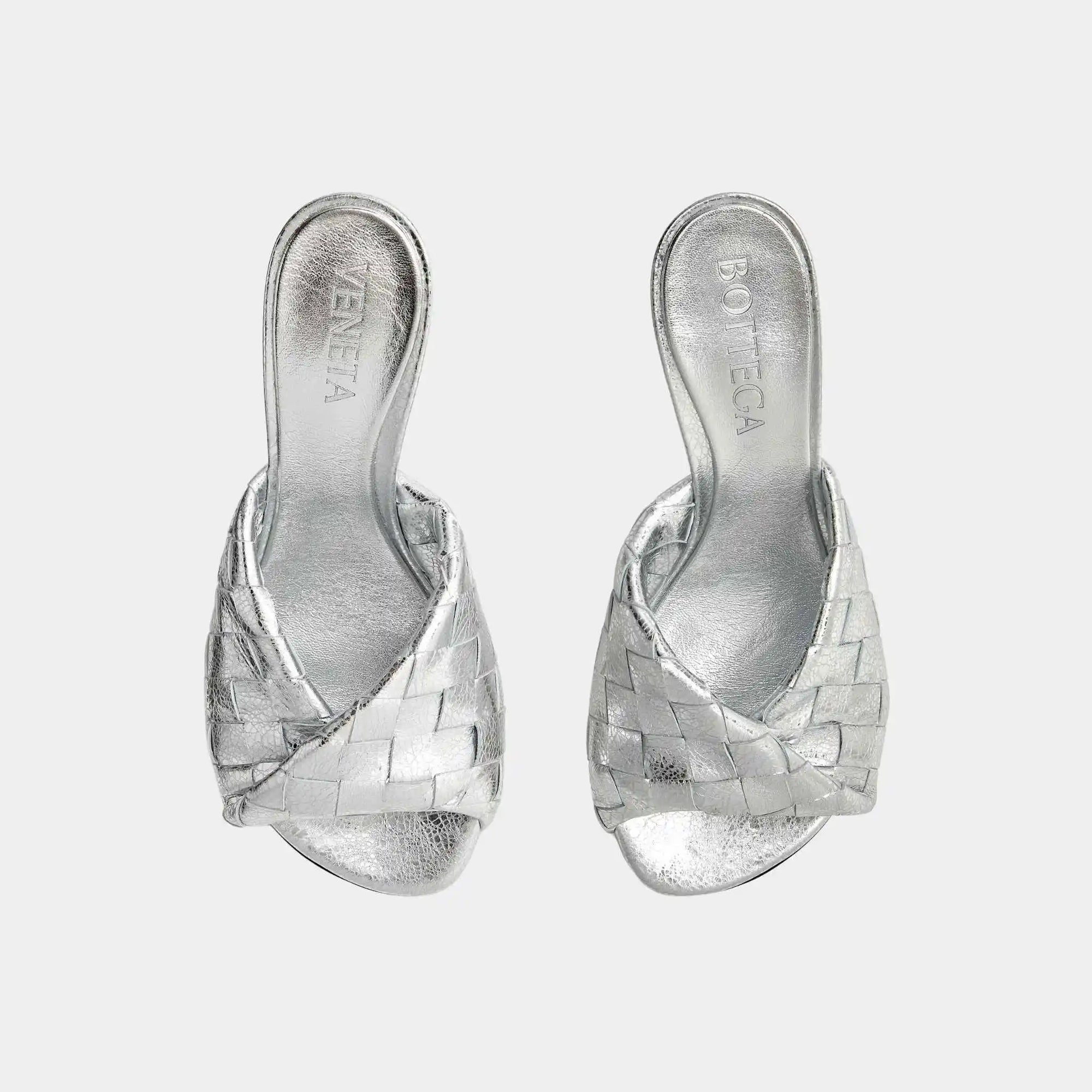 Blink High Heel Mule Lambskin Bottega veneta – Гарантія оригінальності – вид ззаду