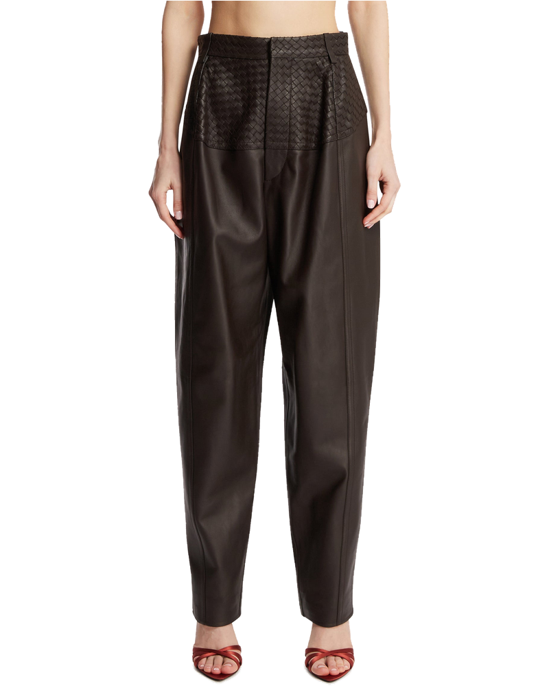 Brown Leather Pants Bottega veneta оригінал – Купити в Україні