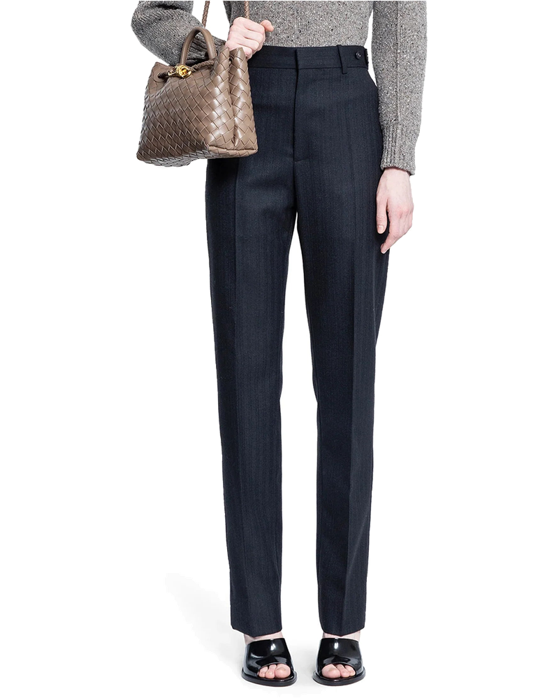 Оригінальна Subtle Striped Wool Pants Bottega veneta