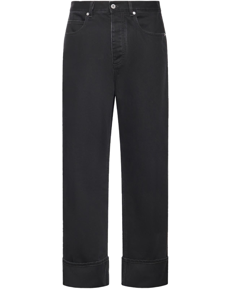 Jeans Con Risvolto In Denim Bottega veneta оригінал – Купити в Україні