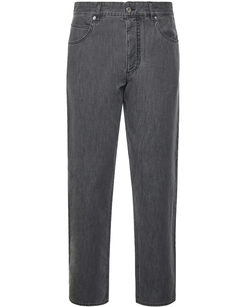 Оригінальна Jeans A Gamba Dritta In Denim Bottega veneta