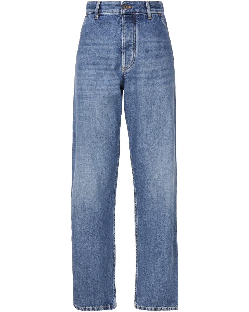 Pantaloni Cargo In Denim Vintage Indigo Bottega veneta – Гарантія оригінальності