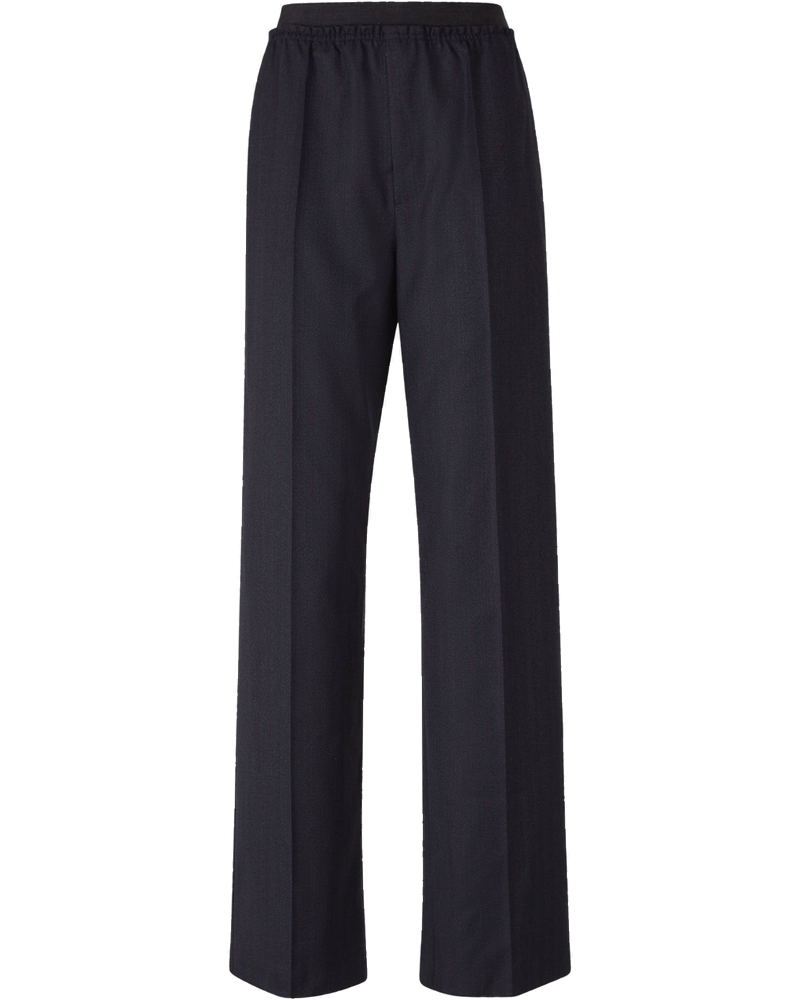 Оригінальна Striped Motif Wool Trousers Bottega veneta