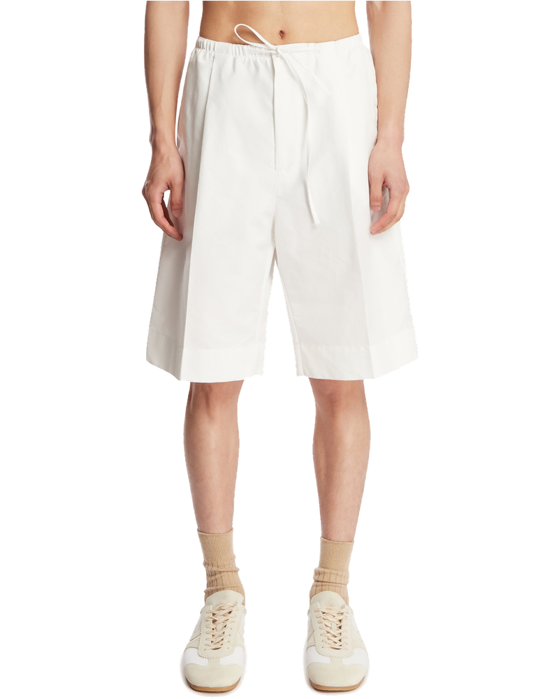 Оригінальна White Cotton Bermuda Shorts Bottega veneta