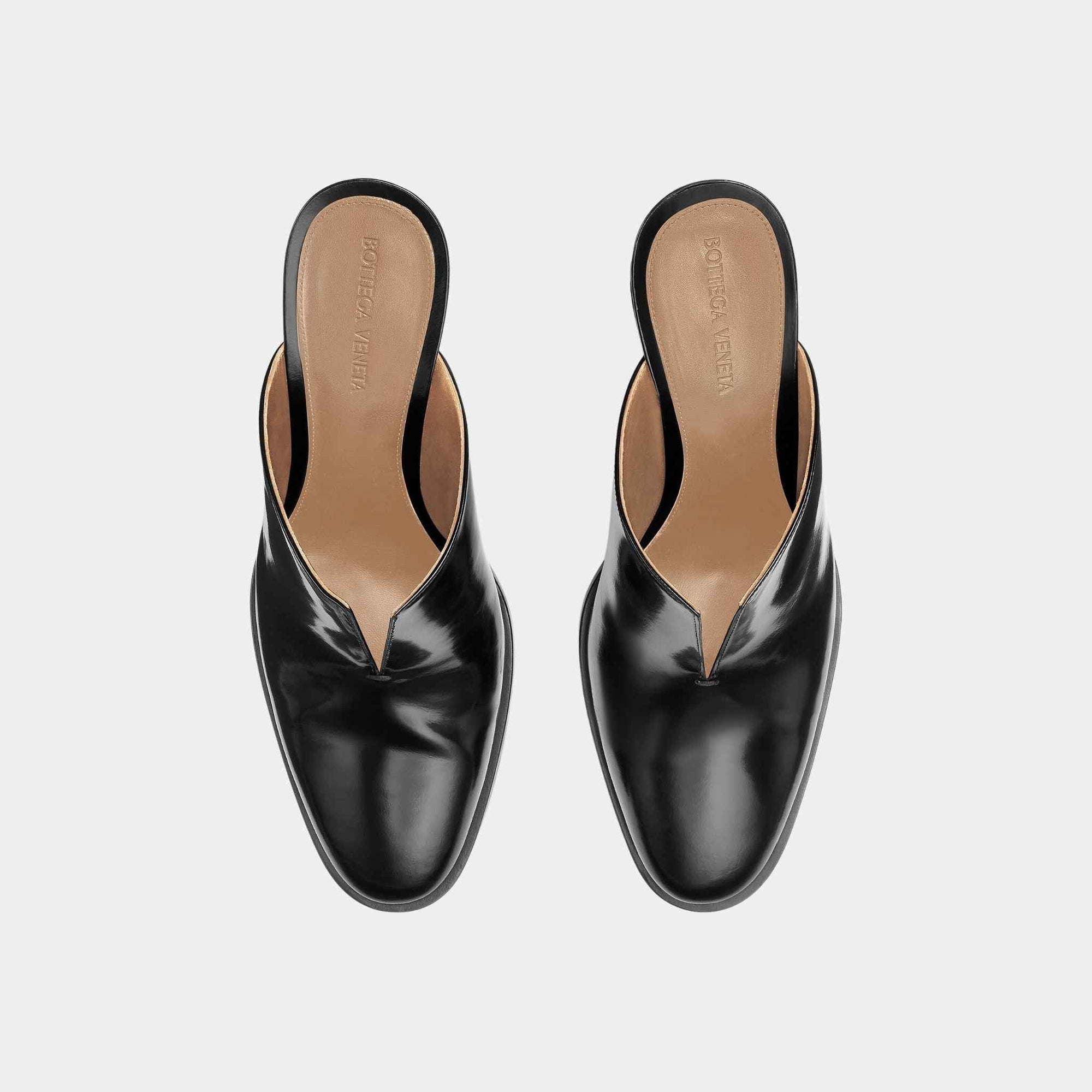 Cha-Cha Calfskin Leather Mule Pump Bottega veneta оригінал – Купити в Україні – вид ззаду