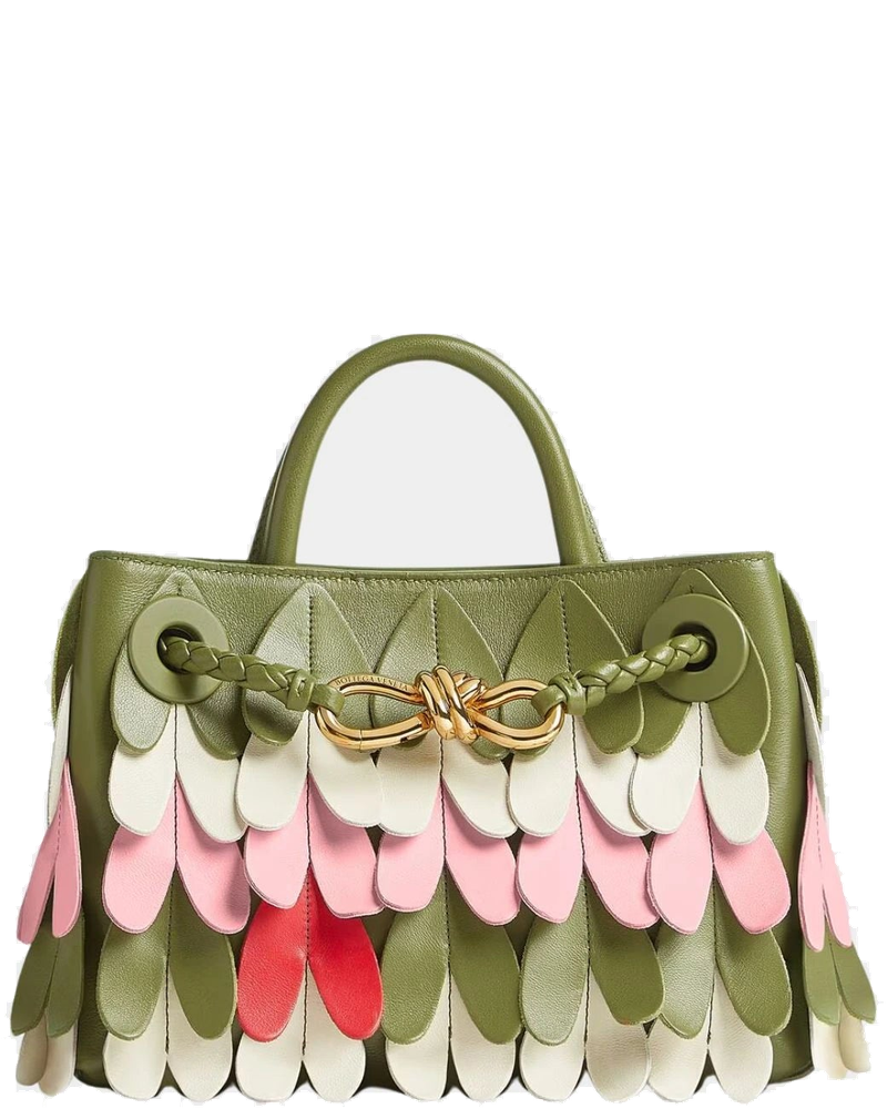 Оригінальна Mini Andiamo Nappa Leather With All-Over Heart Detailing Bottega veneta