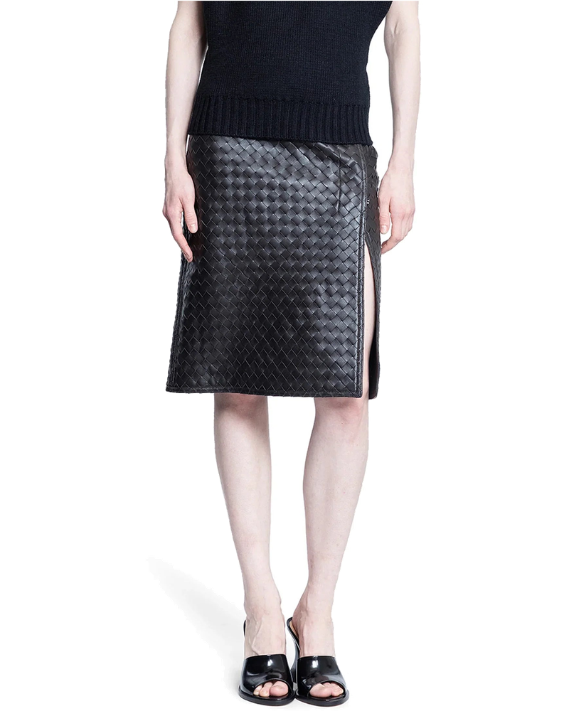 Intrecciato MIDI Skirt Bottega veneta оригінал – Купити в Україні