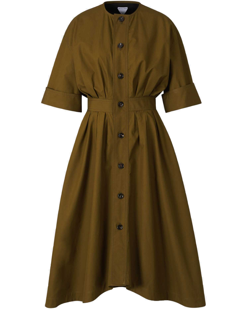 Cotton MIDI Dress Bottega veneta оригінал – Купити в Україні