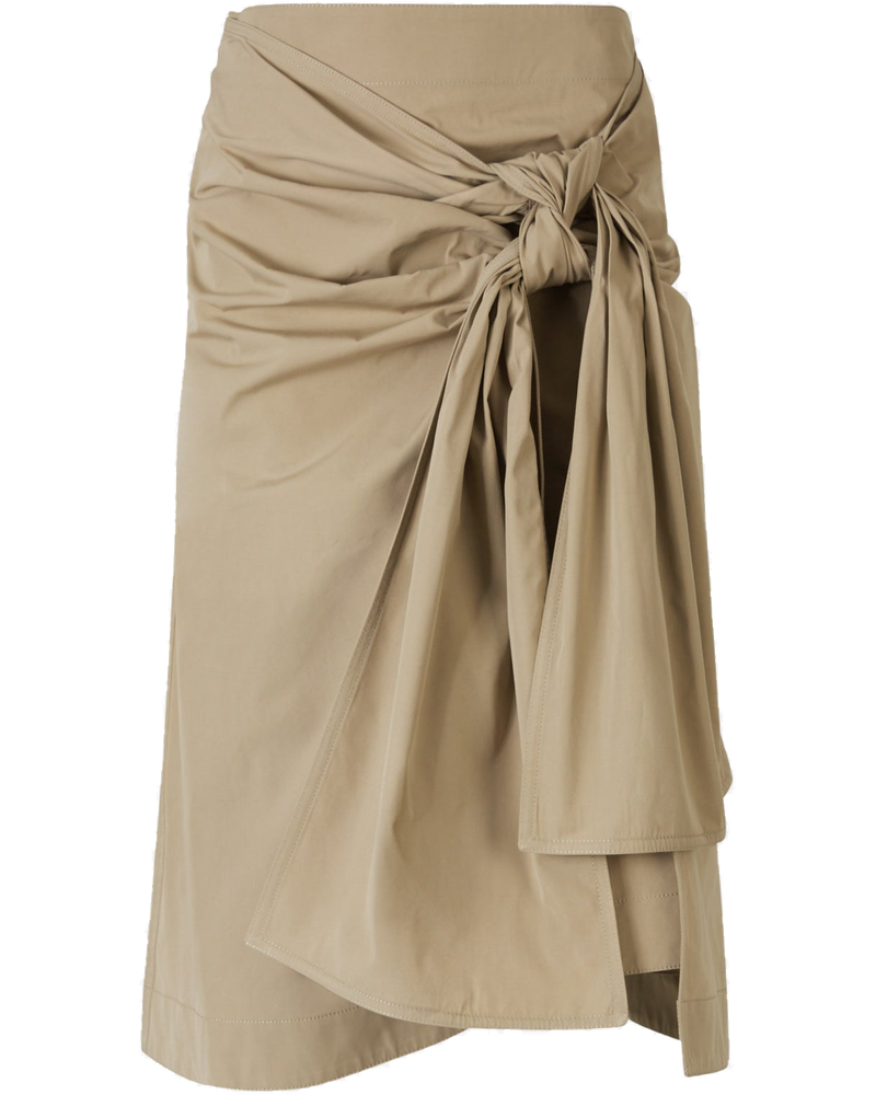 Оригінальна Draped MIDI Skirt Bottega veneta
