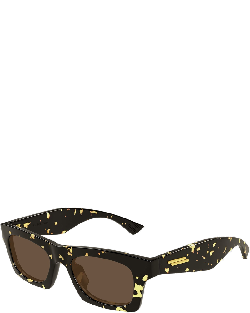 Recycled Acetate Rectangle Sunglasses Havana Bottega veneta оригінал – Купити в Україні