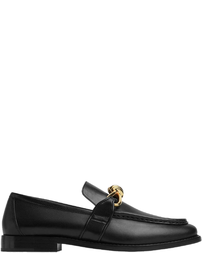 Astaire Loafer Soft Calfskin Metallic Knot Detail Bottega veneta – Гарантія оригінальності