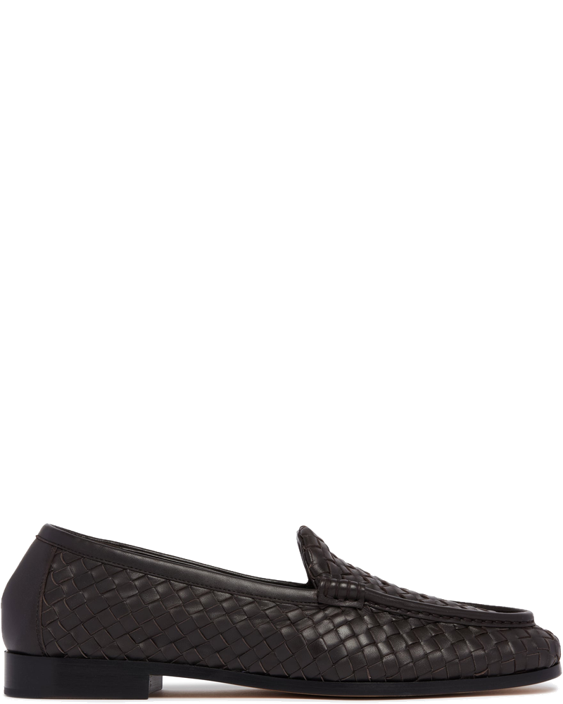 Brown Leather Silenzio Loafers Bottega veneta оригінал – Купити в Україні