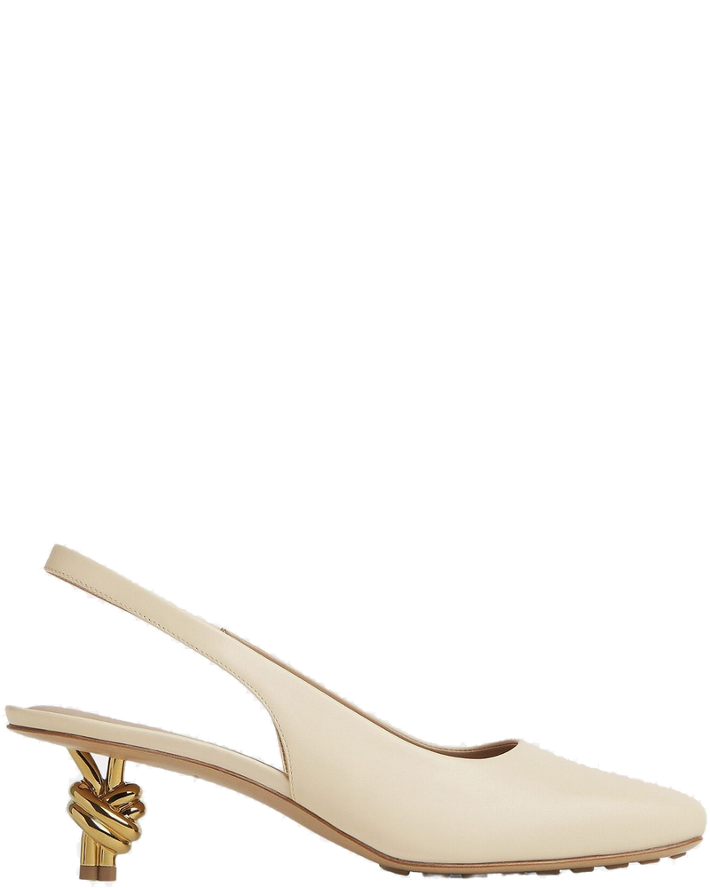 Knot Leather Slingback Pump MID Heel Bottega veneta оригінал – Купити в Україні