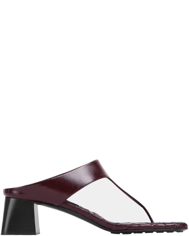 Оригінальна Marella Kitten Heel Thong Sandal Calfskin Bottega veneta