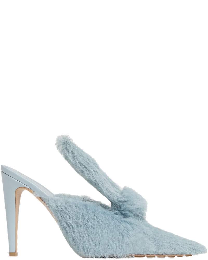 Punta Mule Pump Rabbit-Inspired Solf Calf Hair Bottega veneta оригінал – Купити в Україні