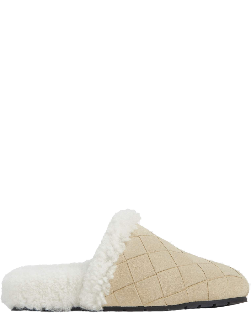 Reggie Slipper In Padded Intrecciato Suede Bottega veneta оригінал – Купити в Україні