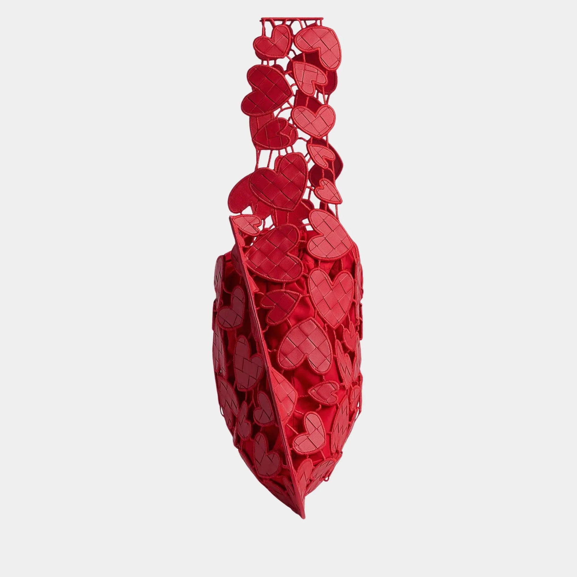 Heart Tote Intrecciato Calfskin Heart Bag Bottega veneta оригінал – Купити в Україні – вид ззаду