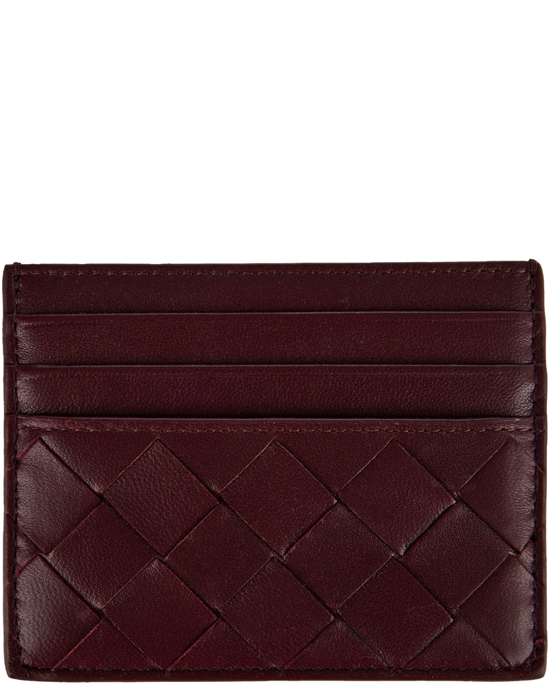 Intrecciato Leather Credit Card Case Bottega veneta – Гарантія оригінальності