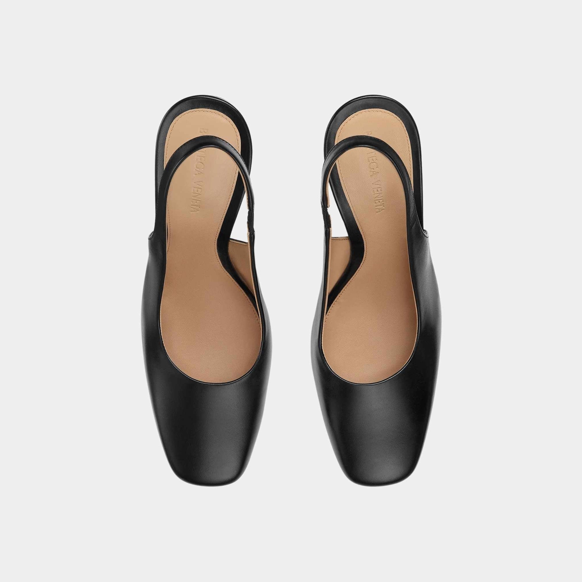 Knot Leather Slingback Pump Bottega veneta оригінал – Купити в Україні – вид ззаду