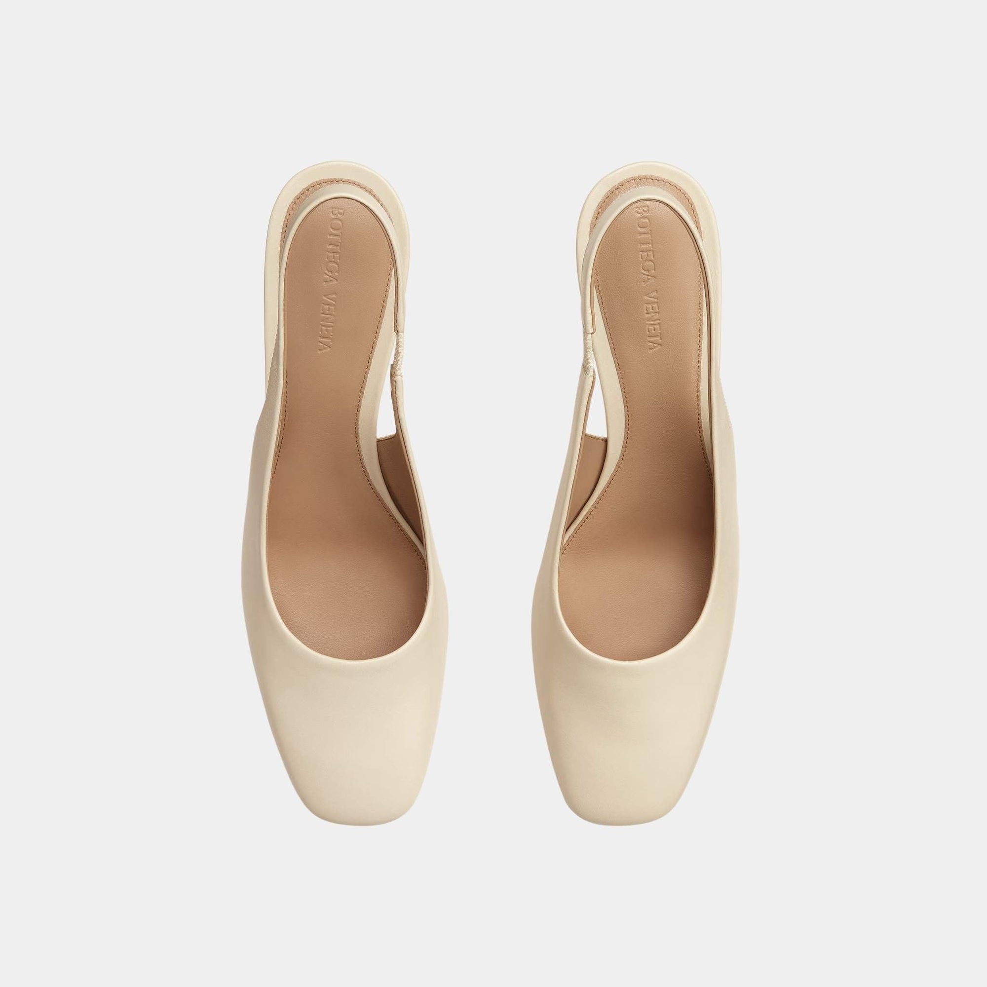 Knot Leather Slingback Pump MID Heel Bottega veneta оригінал – Купити в Україні – вид ззаду