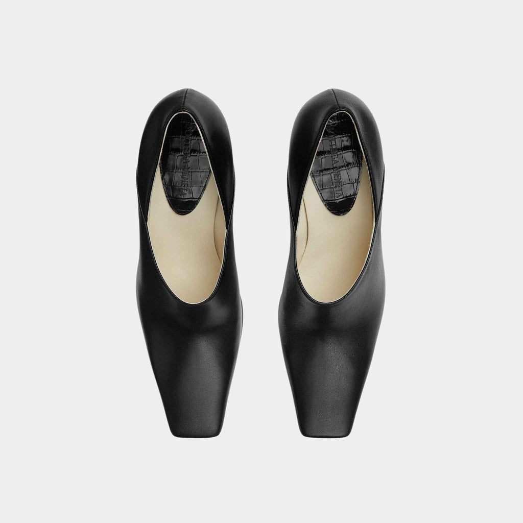 Оригінальна Lewis Pump Calfskin With Sculptural Sloped Heel Bottega veneta – вид ззаду