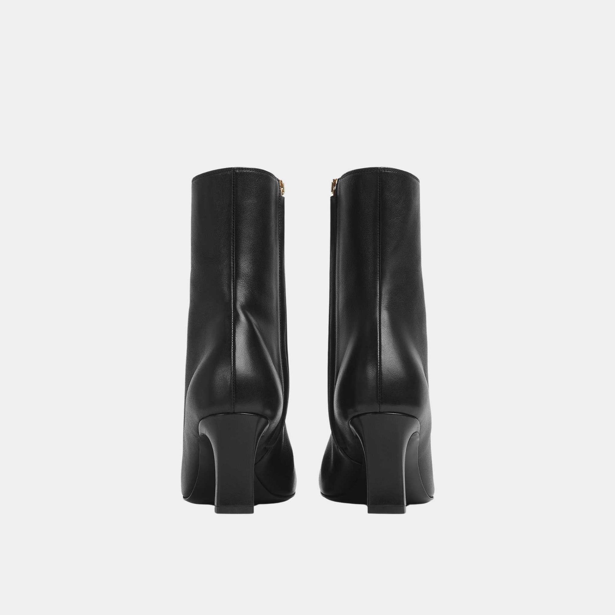 Оригінальна Nico Ankle Boot Lamskin With Kitten Heel Bottega veneta – детальний вид