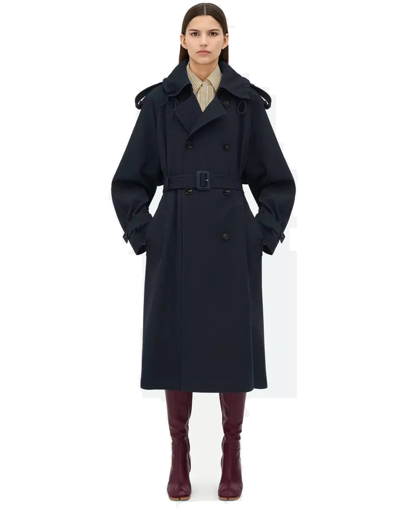 Оригінальна Wool Trench Coat Bottega veneta