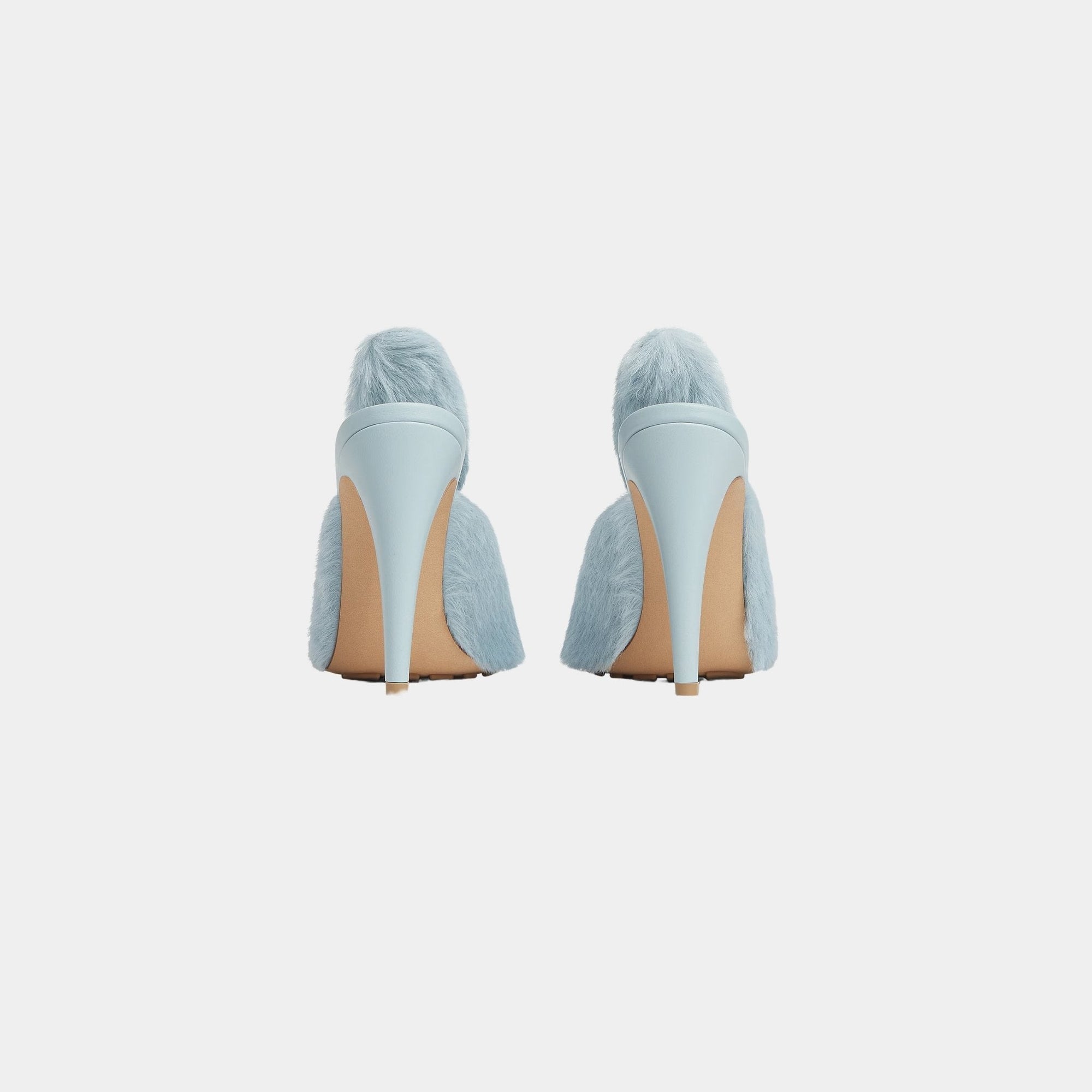 Punta Mule Pump Rabbit-Inspired Solf Calf Hair Bottega veneta оригінал – Купити в Україні – детальний вид