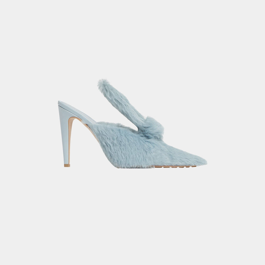 Punta Mule Pump Rabbit-Inspired Solf Calf Hair Bottega veneta оригінал – Купити в Україні – боковий вид