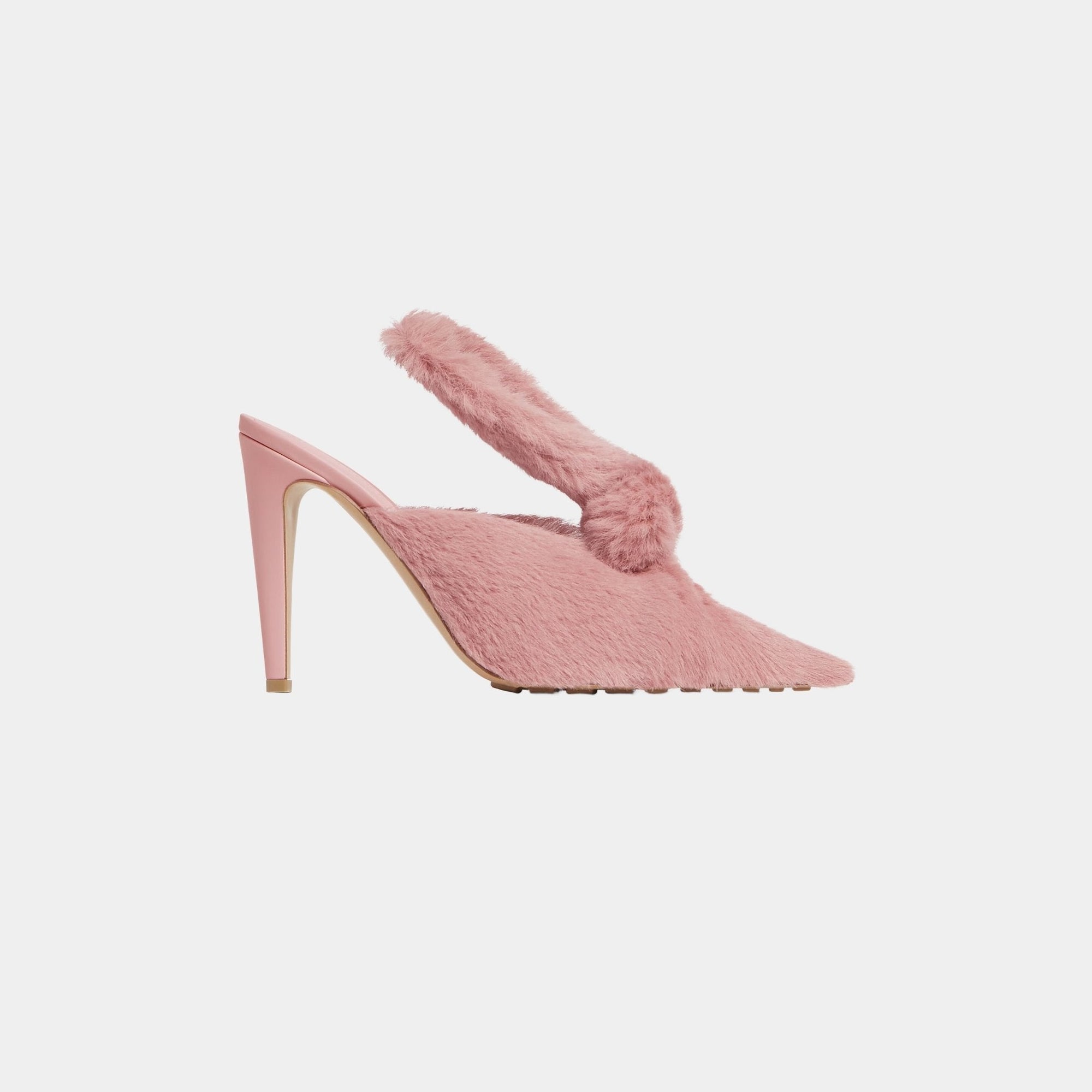 Punta Mule Pump Rabbit-Inspired Solf Calf Hair Bottega veneta оригінал – Купити в Україні – збільшений вид