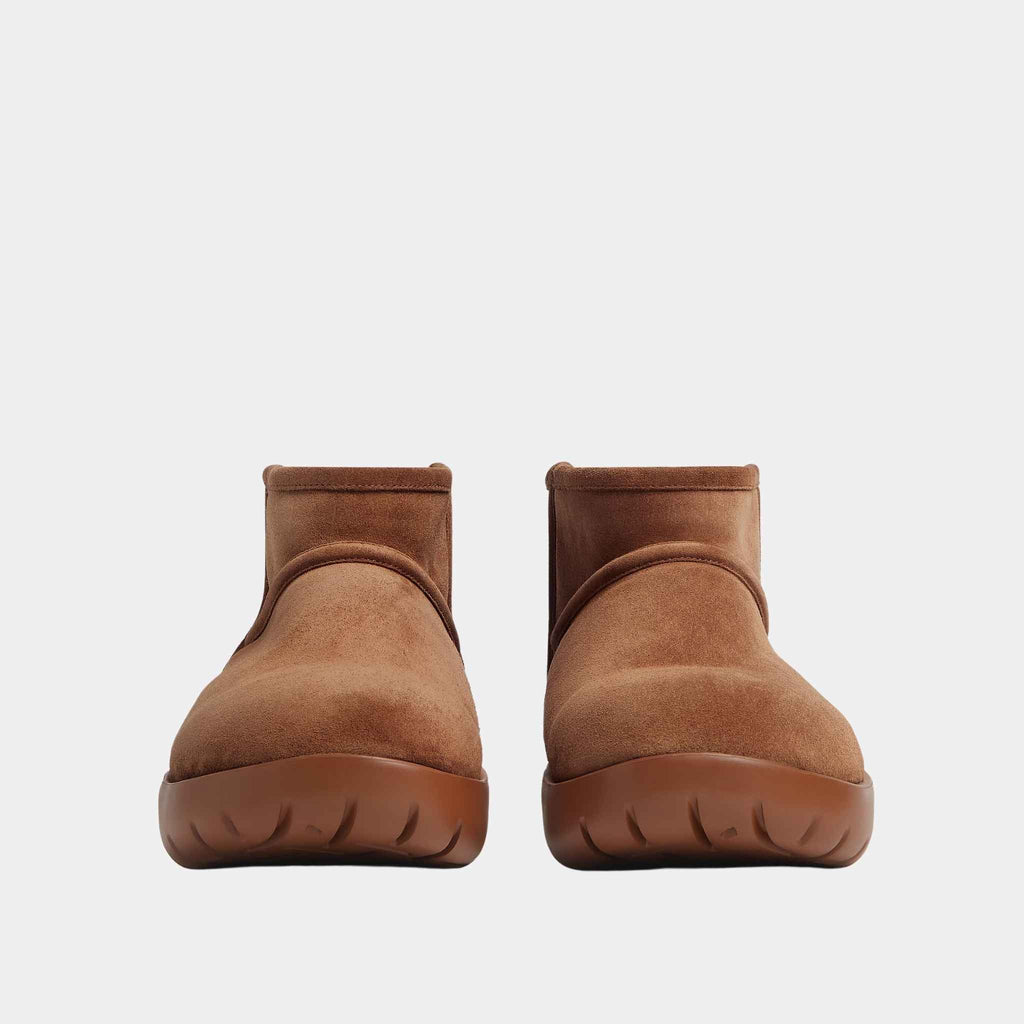 Snap Mini Ankle Boot Suede Bottega veneta – Гарантія оригінальності – вид ззаду