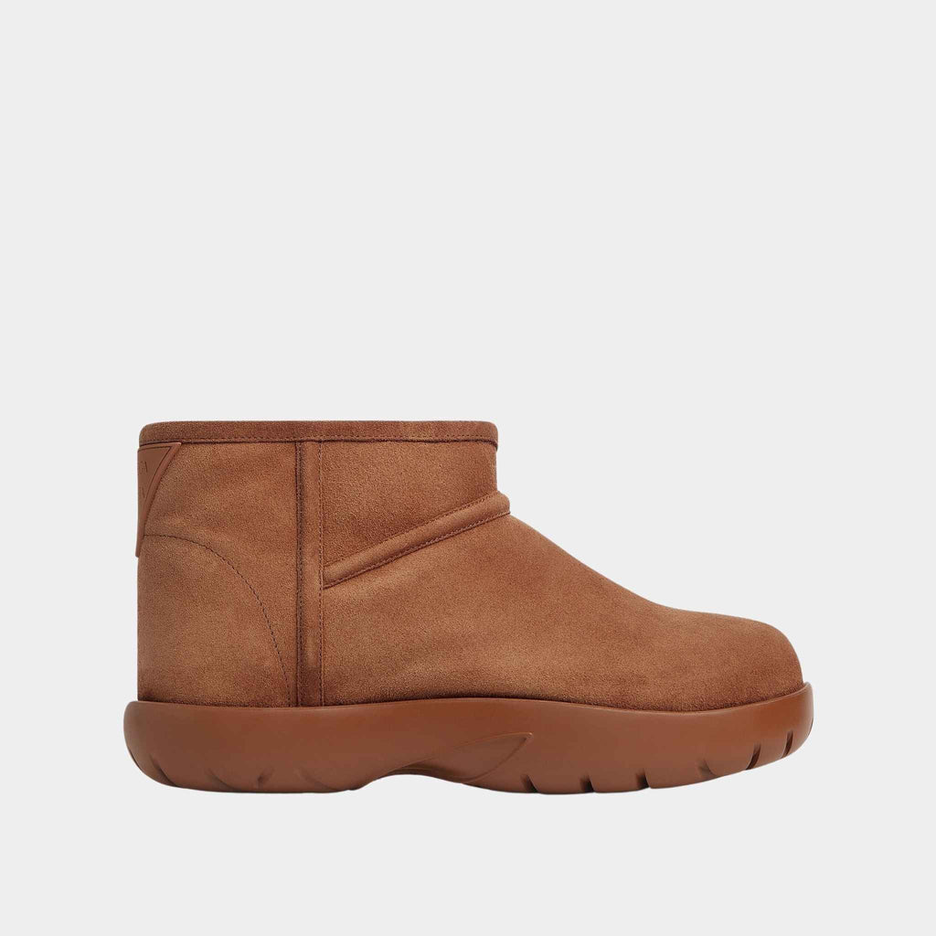 Snap Mini Ankle Boot Suede Bottega veneta – Гарантія оригінальності – боковий вид