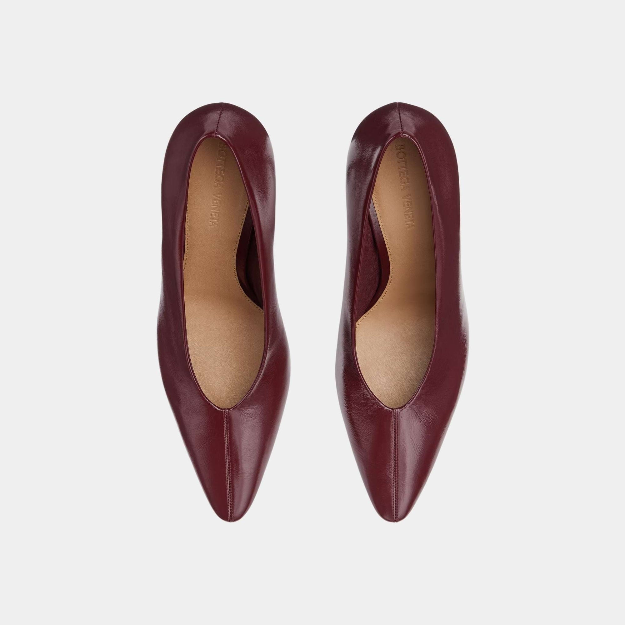 Оригінальна Sofia Slip-On Pump Supple Construction Shiny Calfskin Bottega veneta – вид ззаду