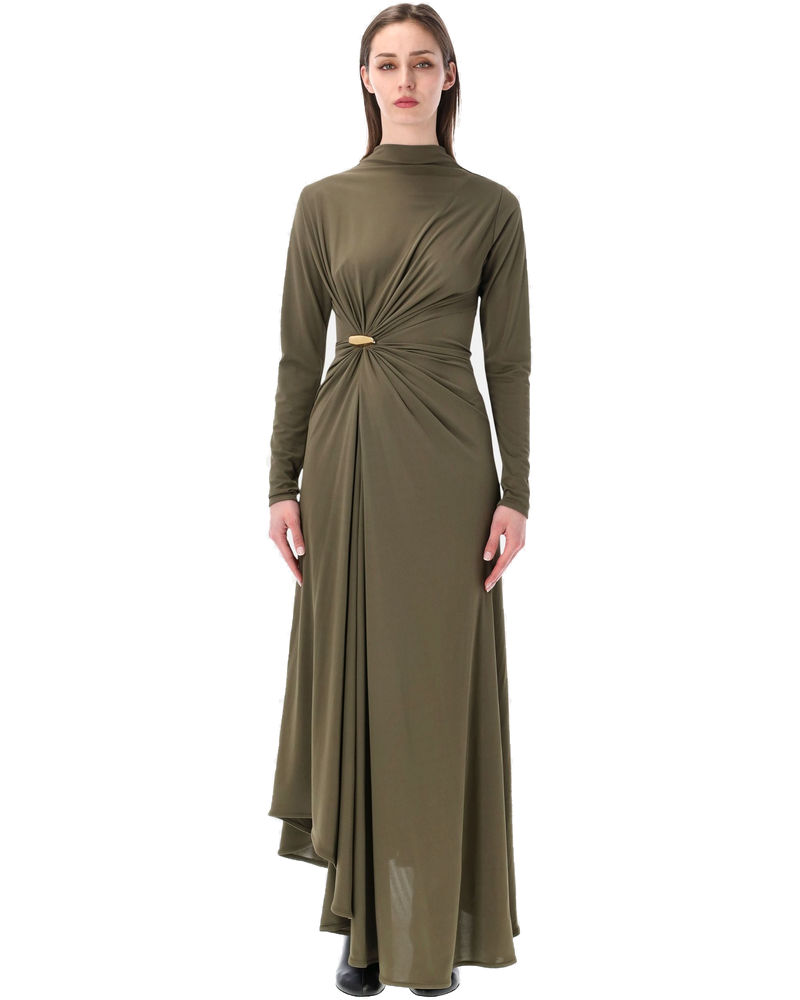 Crepe Viscose Jersey Dress Bottega veneta оригінал – Купити в Україні