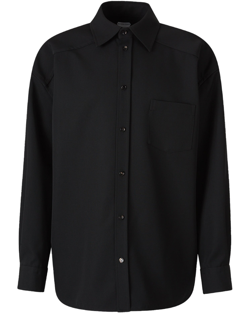 Оригінальна Plain Wool Shirt Bottega veneta