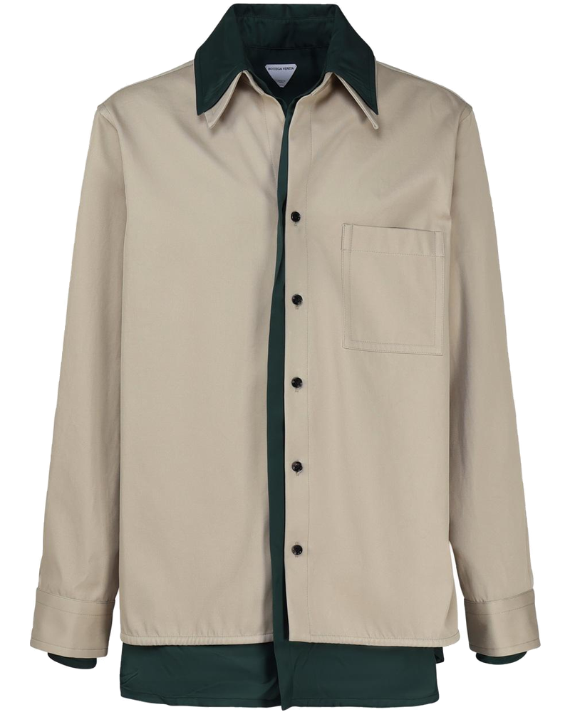 Camicia In Twill DI Cotone Doppio Strato Bottega veneta – Гарантія оригінальності