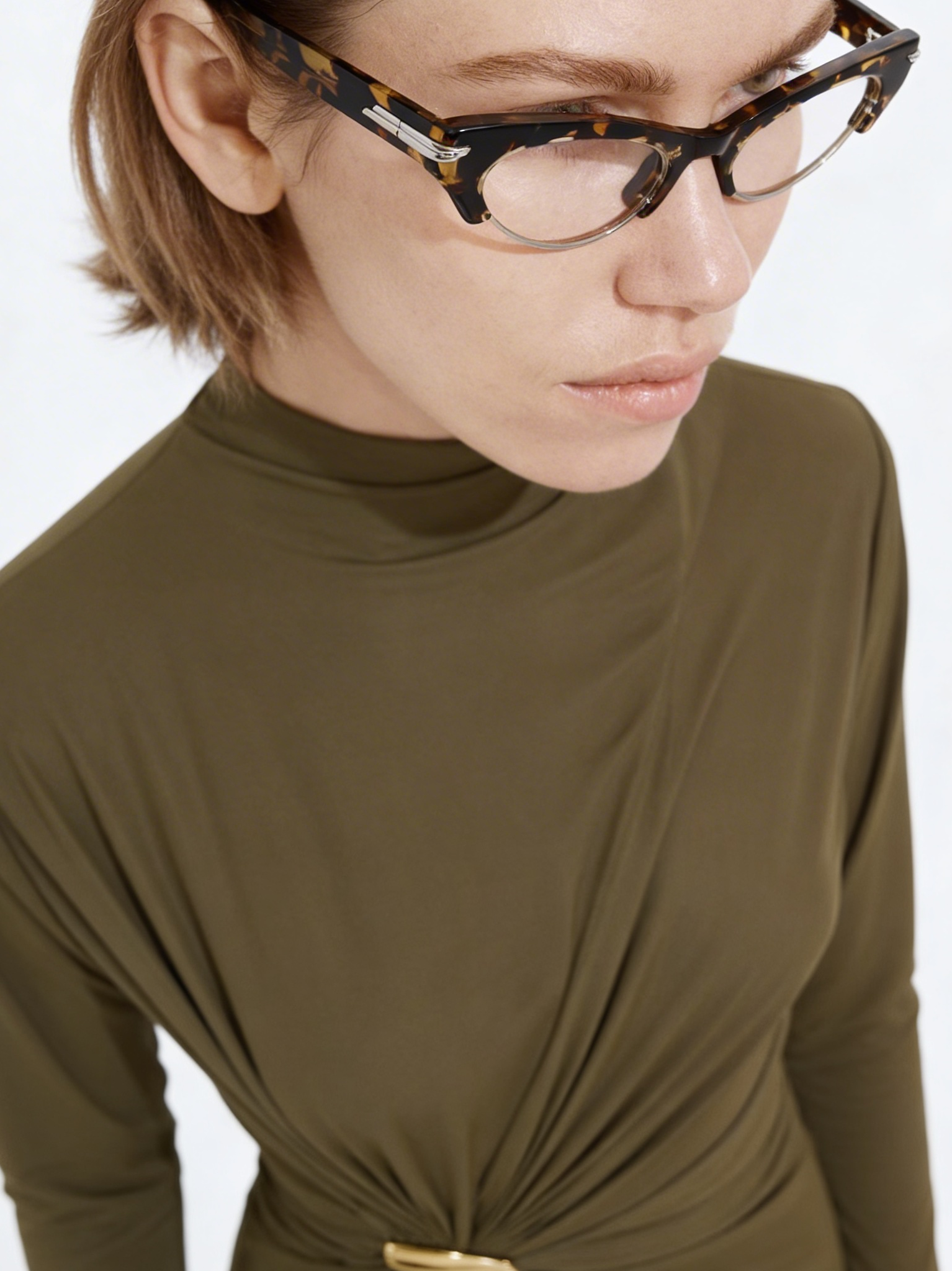 Angle Cat Eye Sunglasses Bottega veneta оригінал – Купити в Україні – вид ззаду