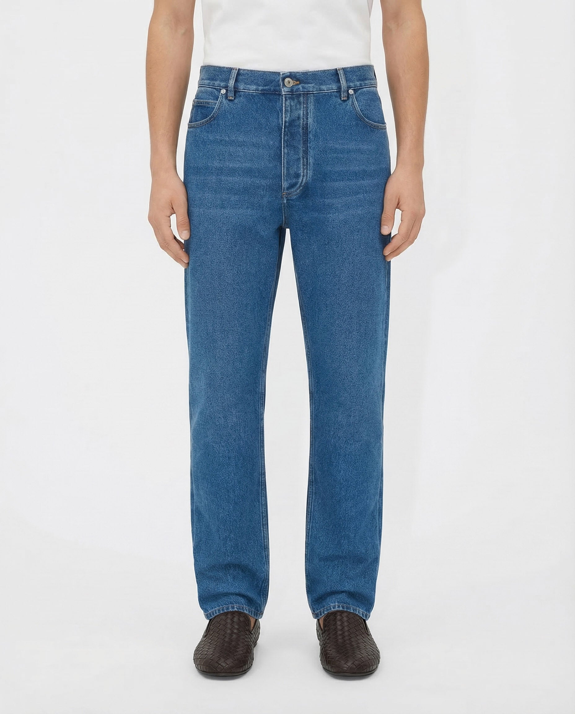 Wide Leg Jeans Bottega veneta оригінал – Купити в Україні – вид ззаду