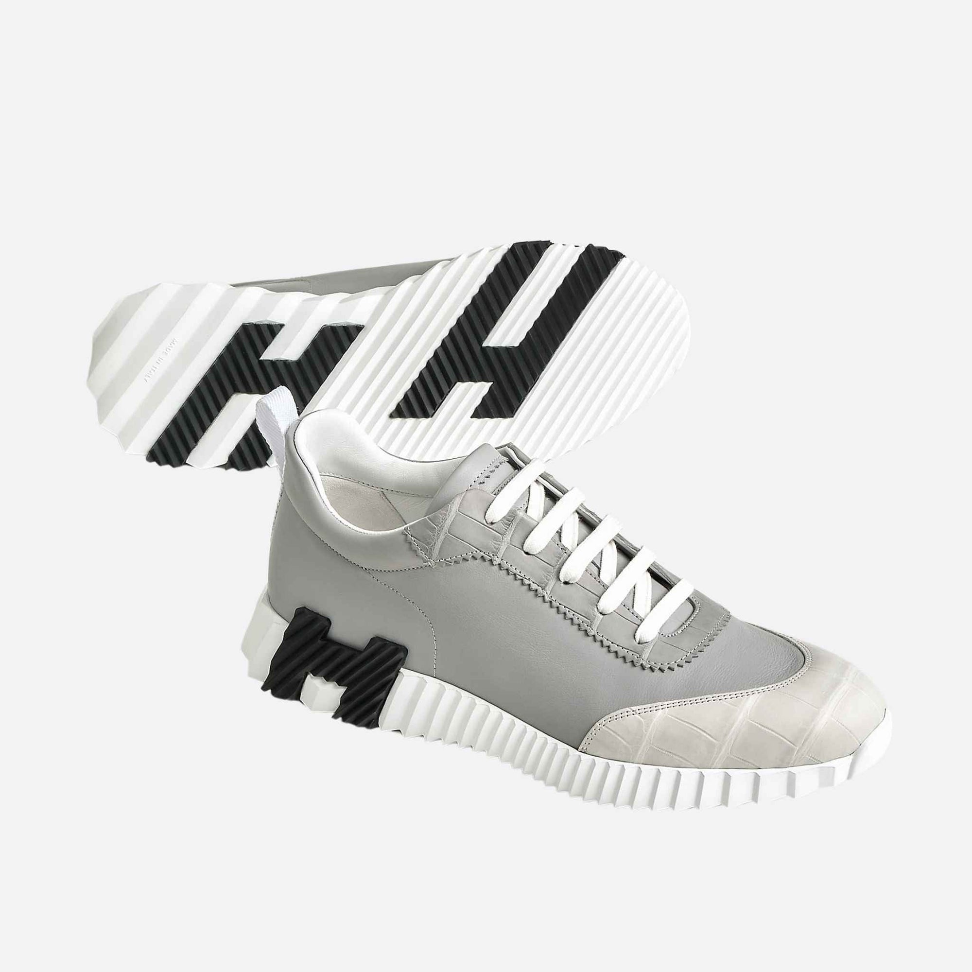 Bouncing Sneaker Calfskin Matte Niloticus Crocodile Hermes оригінал – Купити в Україні – вид ззаду