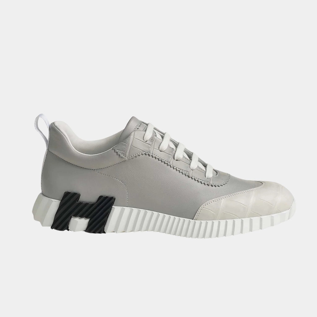 Bouncing Sneaker Calfskin Matte Niloticus Crocodile Hermes оригінал – Купити в Україні – боковий вид