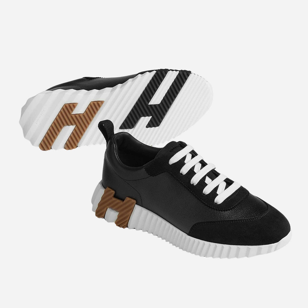 Оригінальна Bouncing Sneaker Sport Goatskin Suede Women Hermes – боковий вид