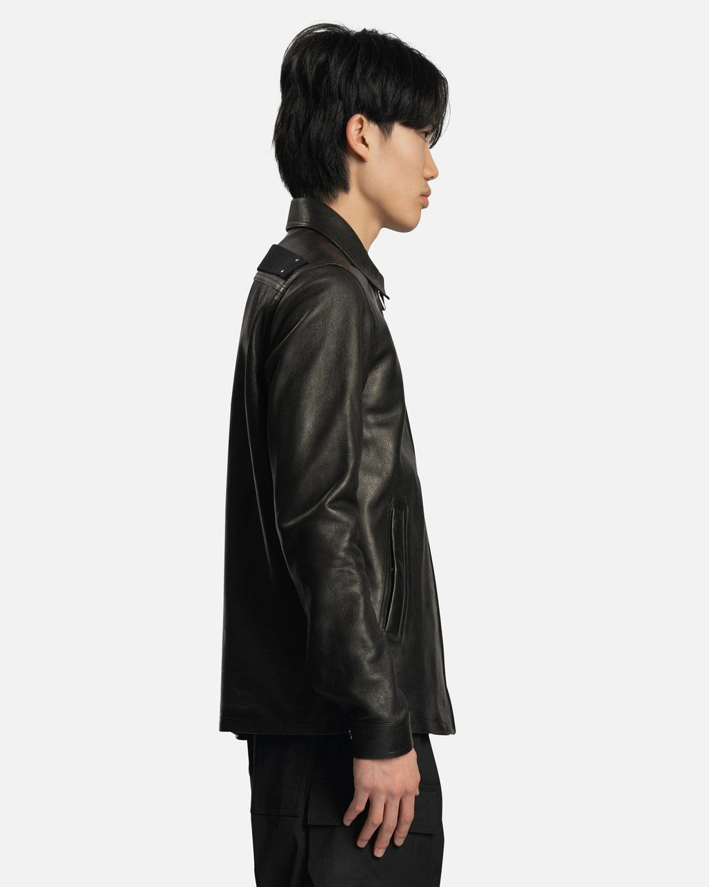 Brad Jacket In Black Rick owens оригінал – Купити в Україні – вид ззаду