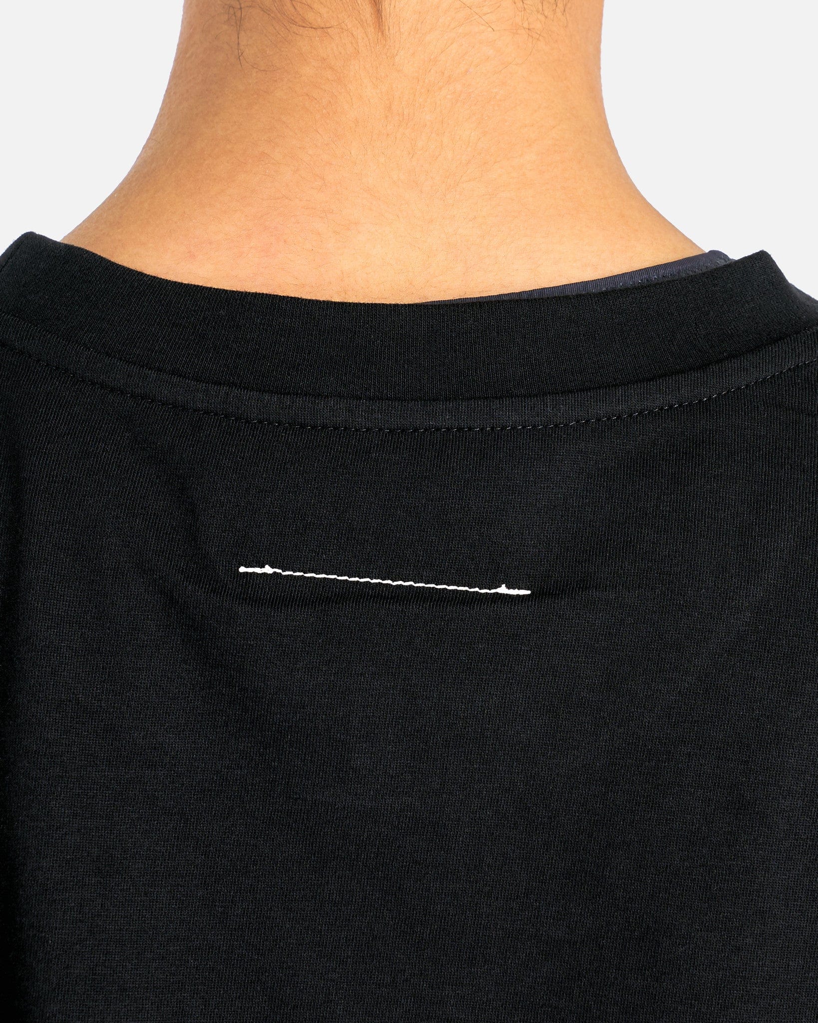 Оригінальна Broken Mirror Graphic T-Shirt In Black Maison margiela – збільшений вид