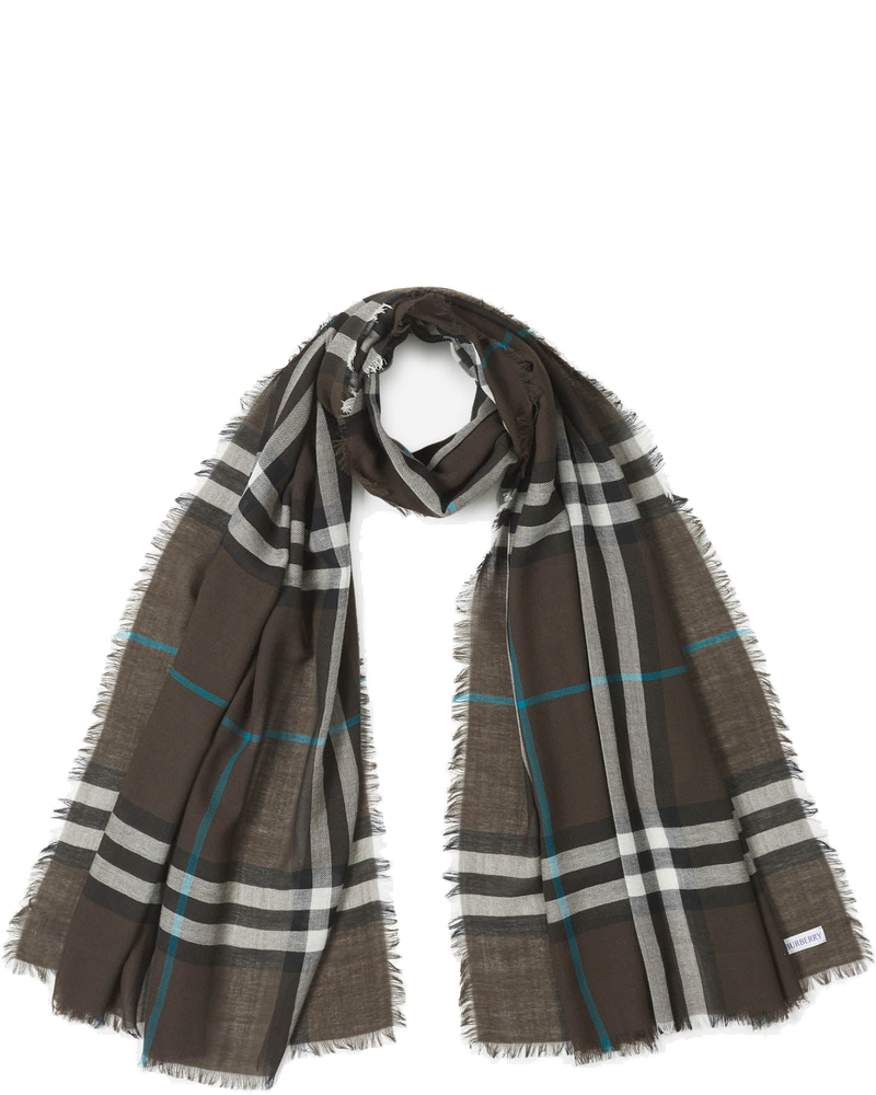 Checkered Motif Scarf Burberry – Гарантія оригінальності